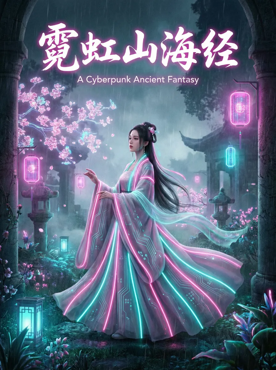 女仆教室攻略 古风奇缘短剧 - 霓虹山海经海报
